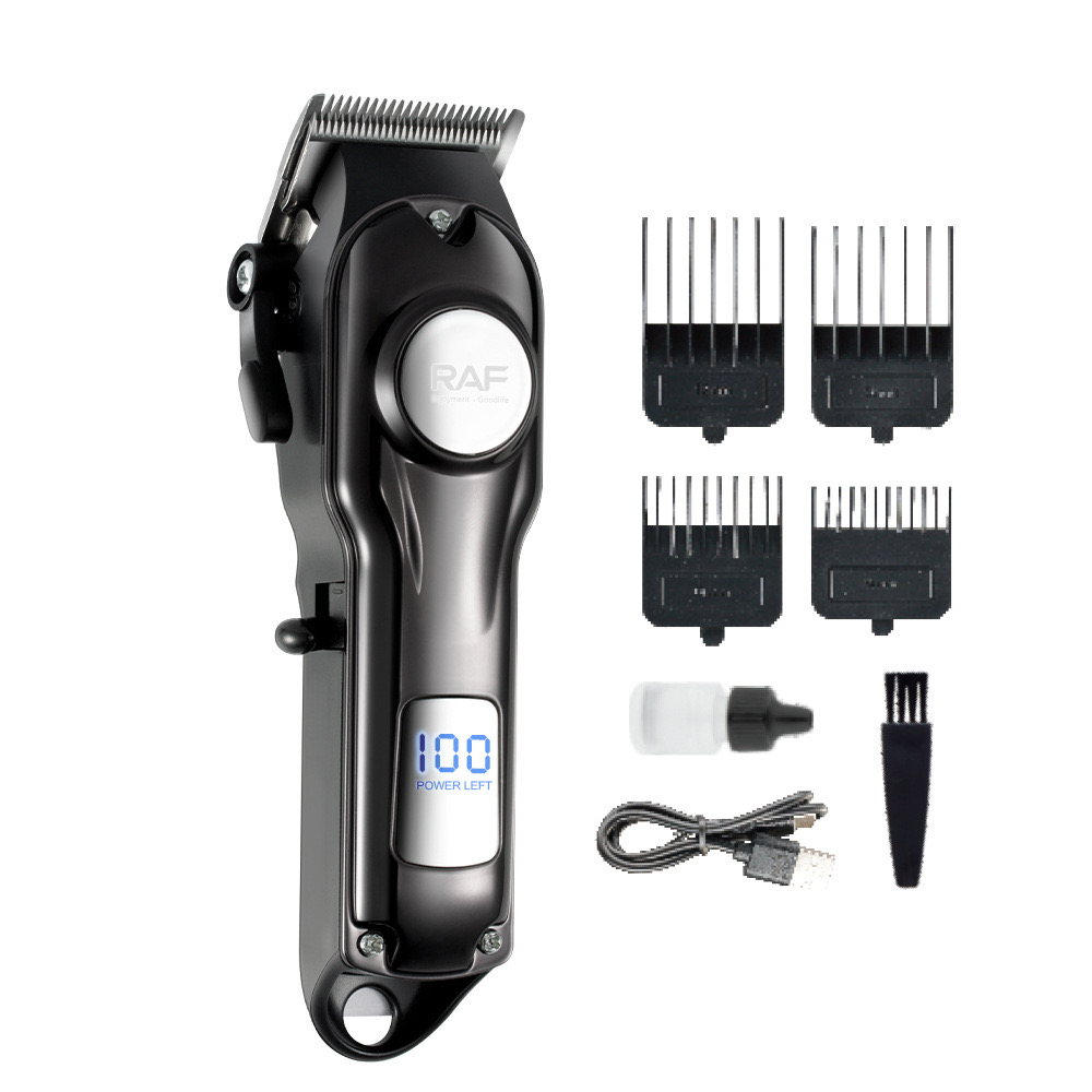 RAF Rechargeable Electric Hair Clipper Set – USB Charging, Multi-Function Grooming Kit for Men thumbnail 3