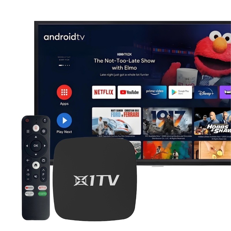 X1TV Android 14 TV Box – 8K 4gb/64gb Ultra HD Smart Media Player with Dual-Band WiFi